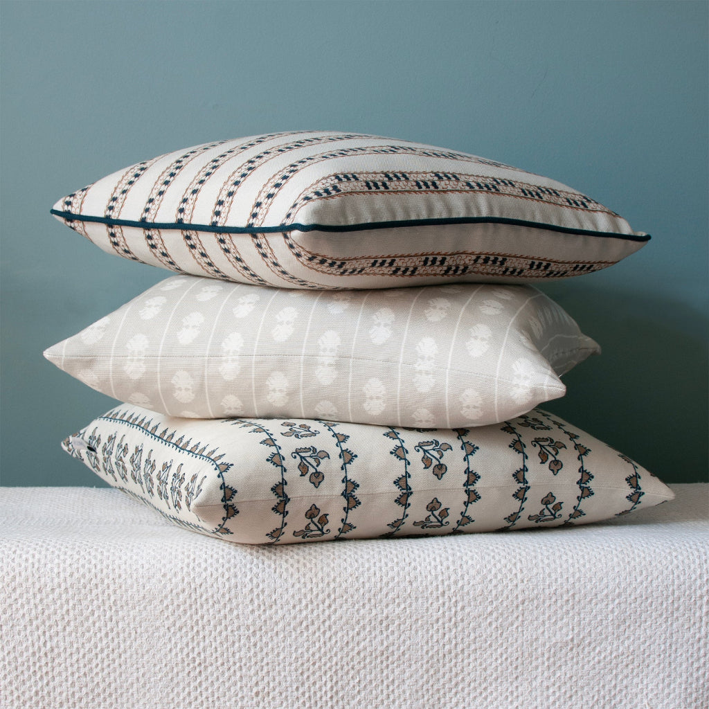 Ela Stripe Square Cushion