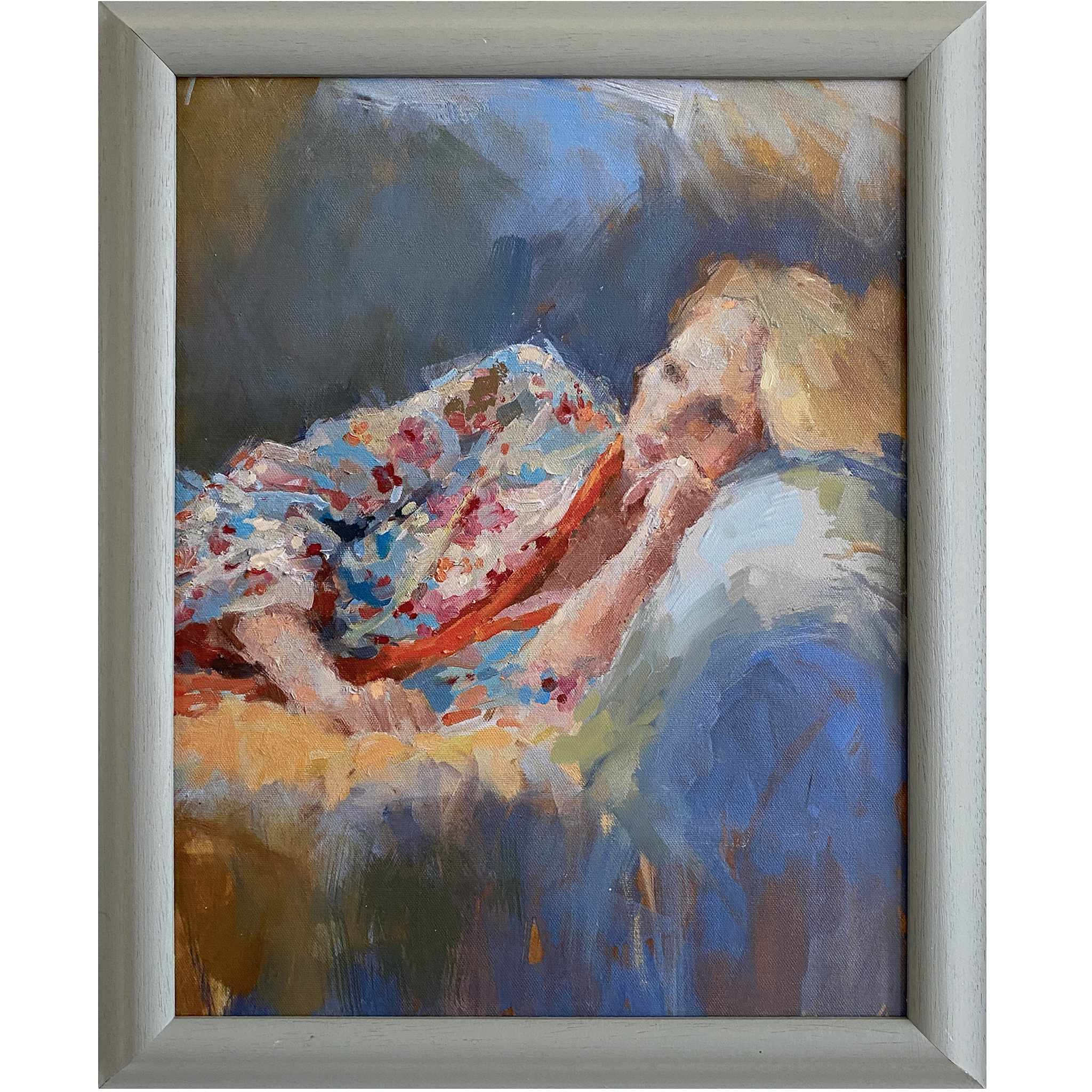 Eliza Framed Canvas Print