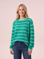 Emma Colourful Striped Mohair & Merino Knit Jumper