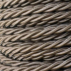 Espresso - Lola's Leads EU Fabric Extension Cable