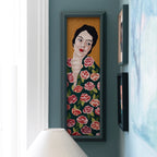 Etta Framed Embroidery Print
