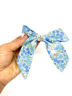 Pretty Miffy Liberty fabric barrette bow clip