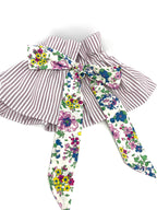Liberty of London neck ruffle collar with bow