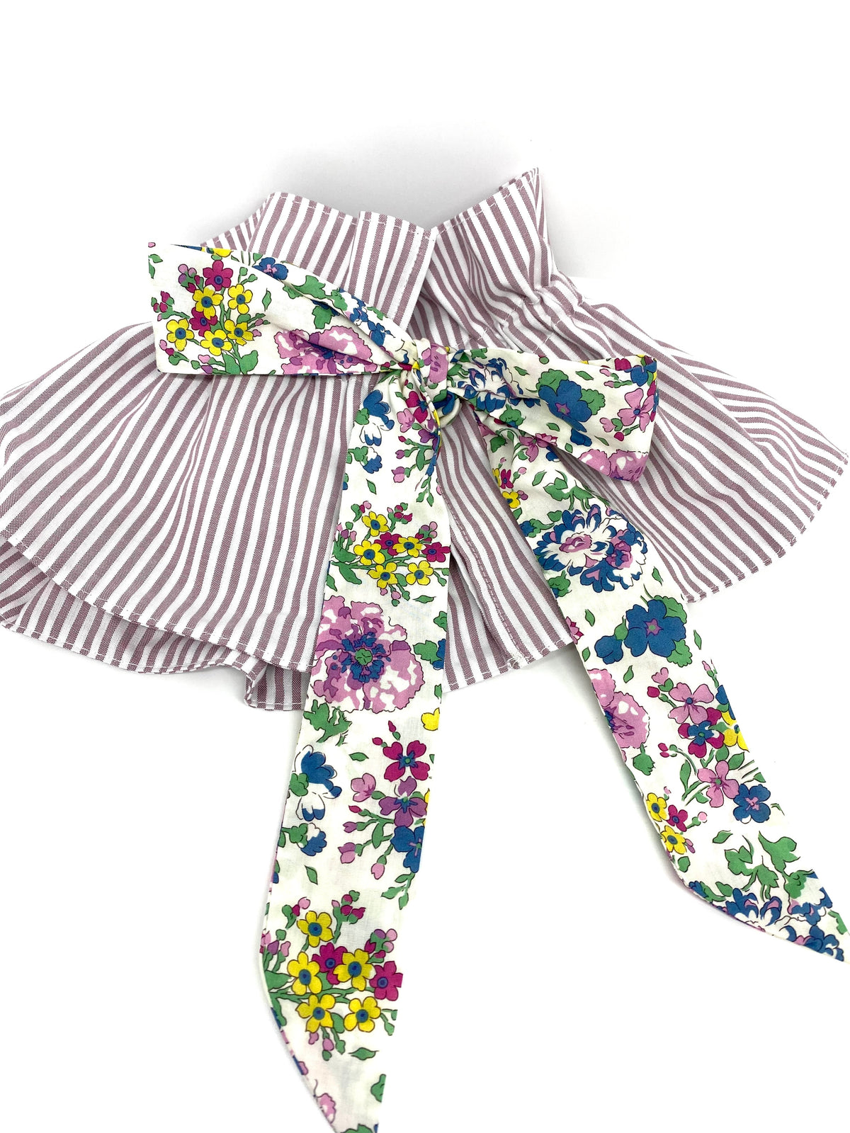 Liberty of London neck ruffle collar with bow