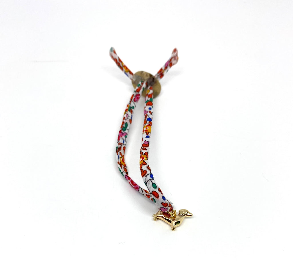Pretty Liberty of London sausage dog bracelet