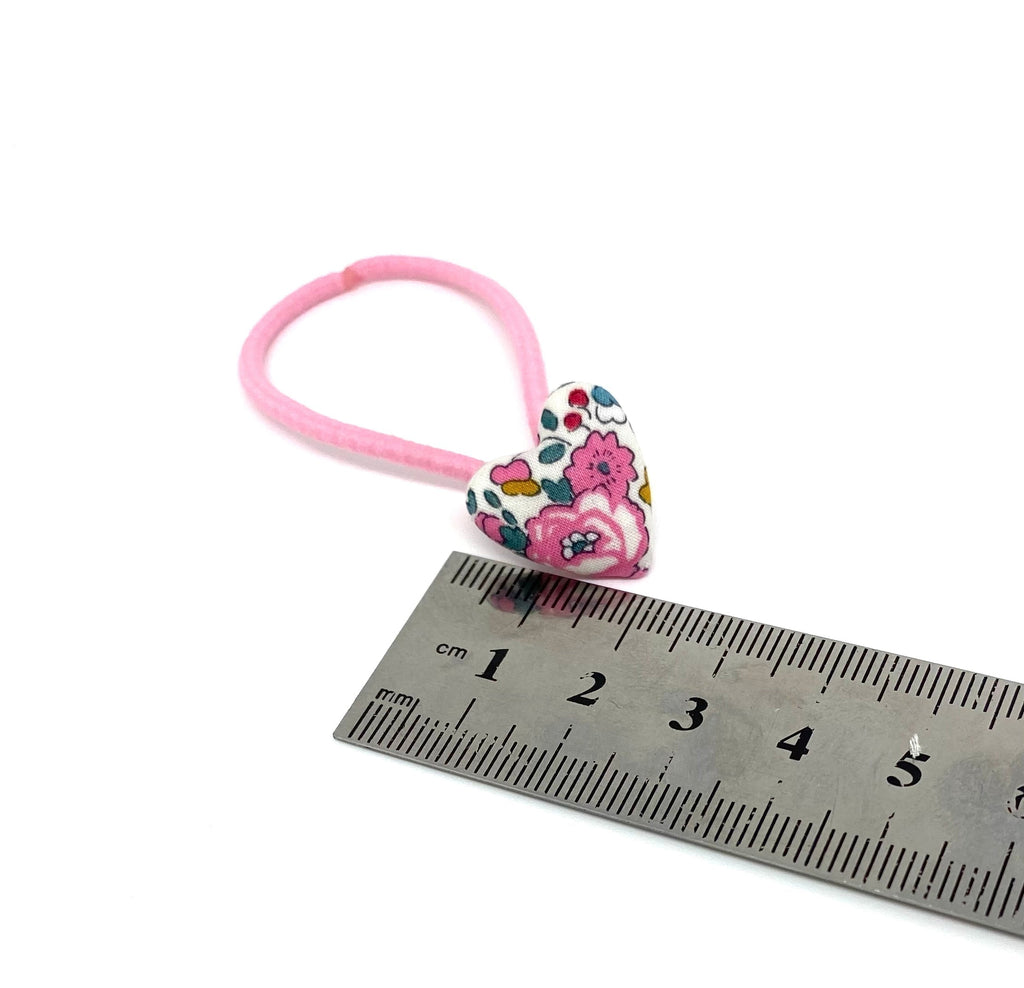Liberty of London heart hair bobble elastics
