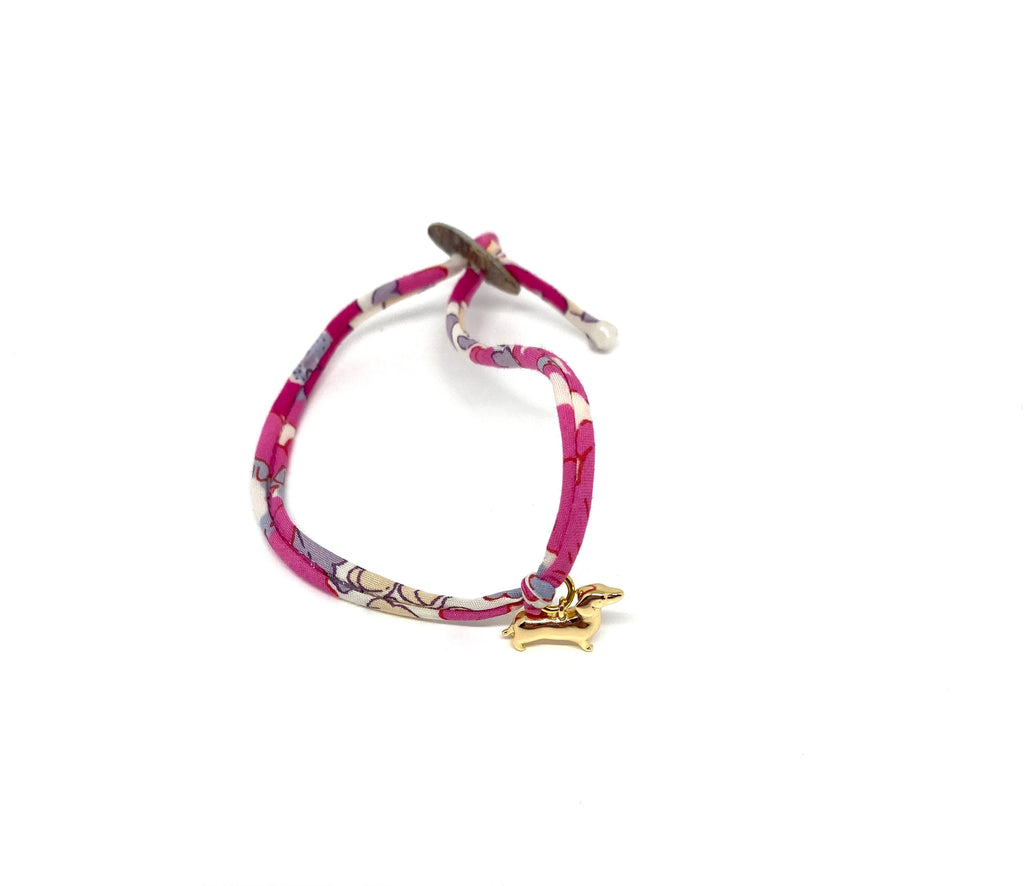 Pretty Liberty of London sausage dog bracelet