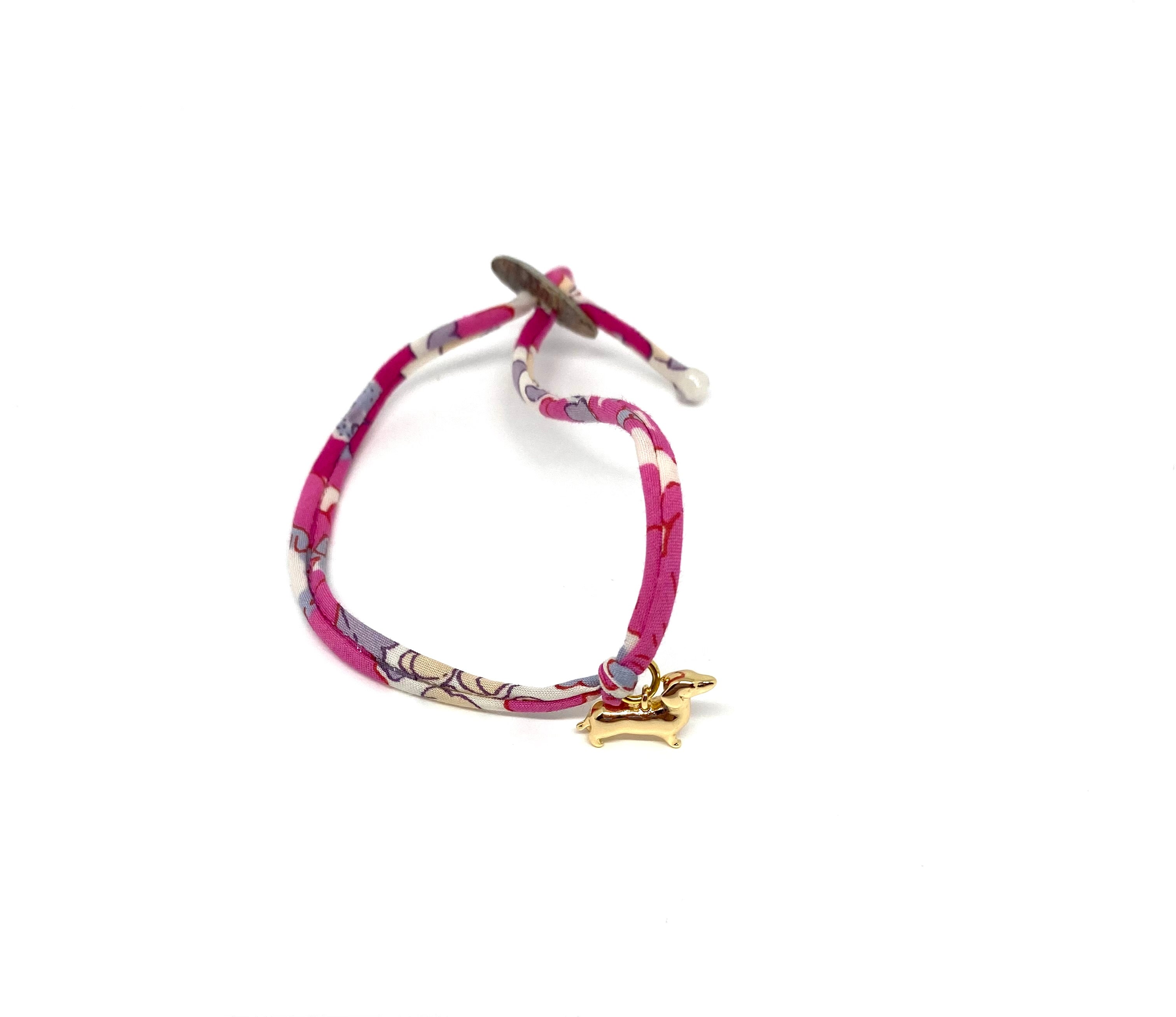 Pretty Liberty of London sausage dog bracelet