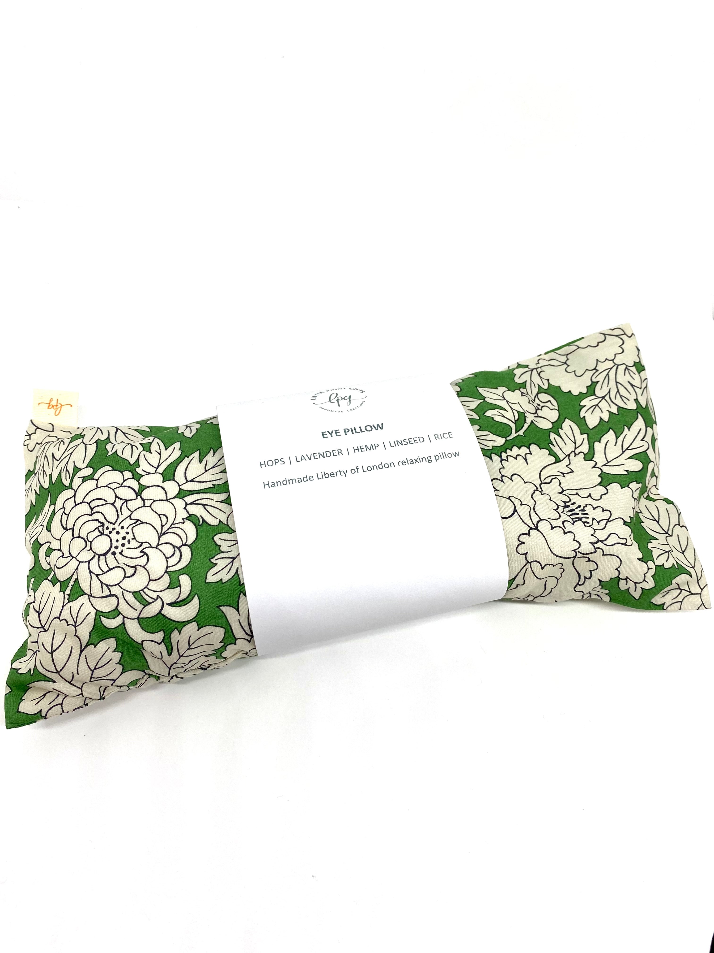 Liberty of London lavender and hop eye pillow