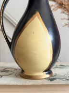 Decorative West German 1950s Ceramic Pitcher