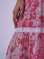'FEATHER' DRESS IN PINK