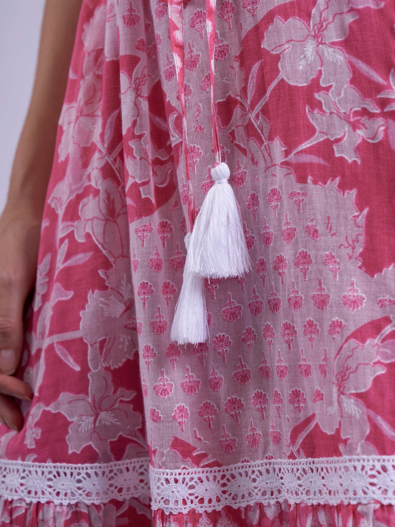 'FEATHER' DRESS IN PINK
