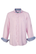 Flamingo Pink Linen Shirt
