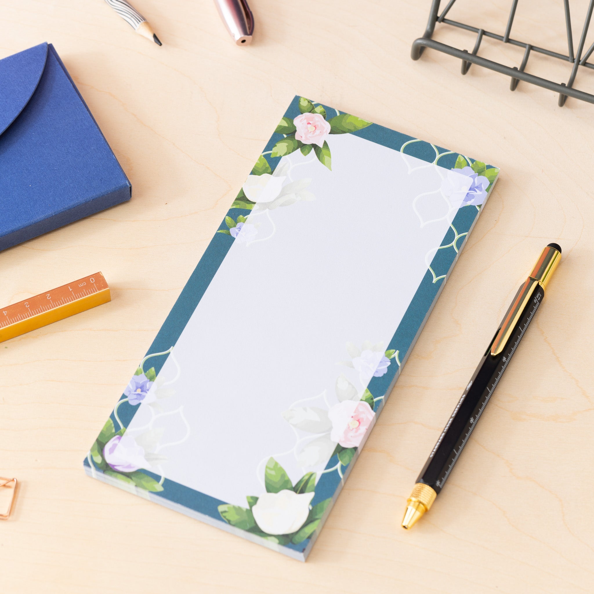Floral Trellis Small Notepad Gift Set