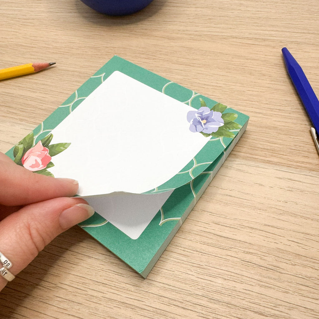 Floral Trellis Memo Block