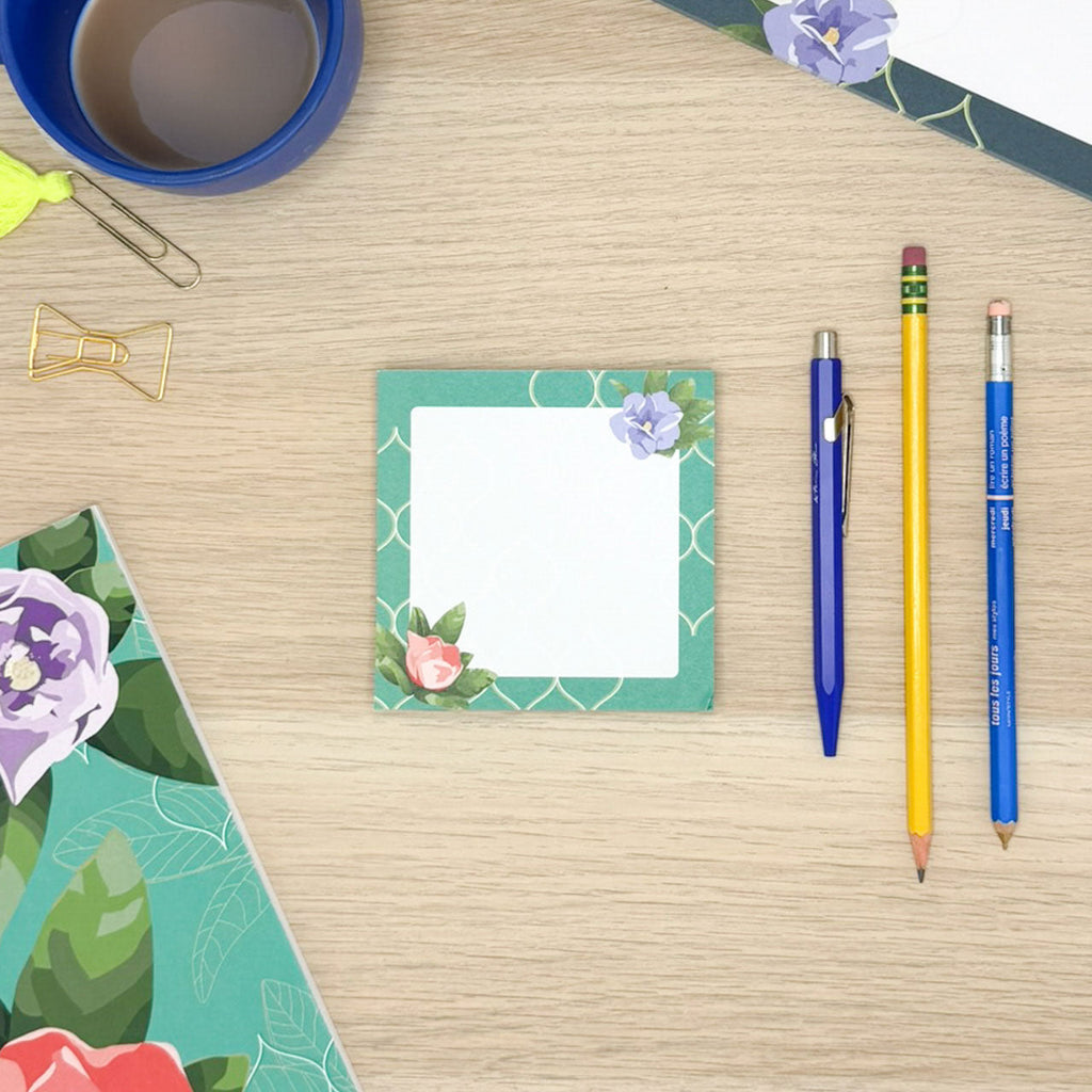 Floral Trellis Memo Block
