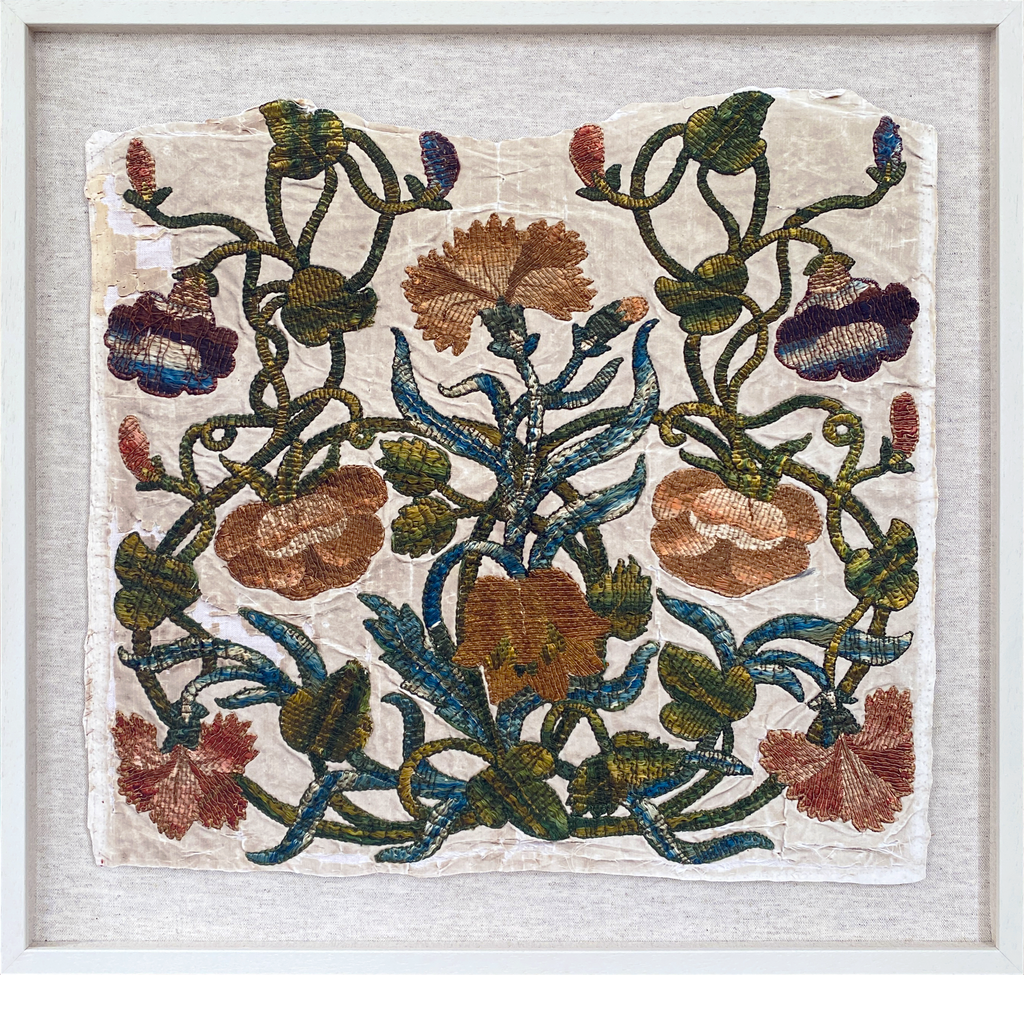 Florence Framed Embroidery Print - Medium