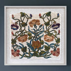 Florence Framed Embroidery Print - Medium