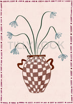 FLOWER POT ~ RED