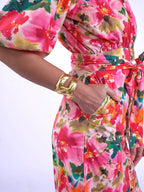 'FOLLOW YOUR HEART' DRESS IN SUMMER BOUQUET