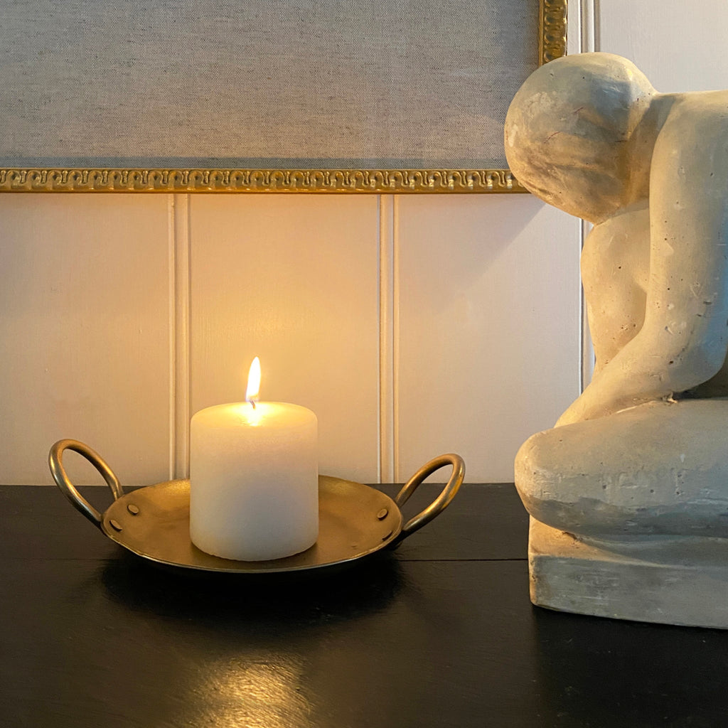 Forged Candle Plate