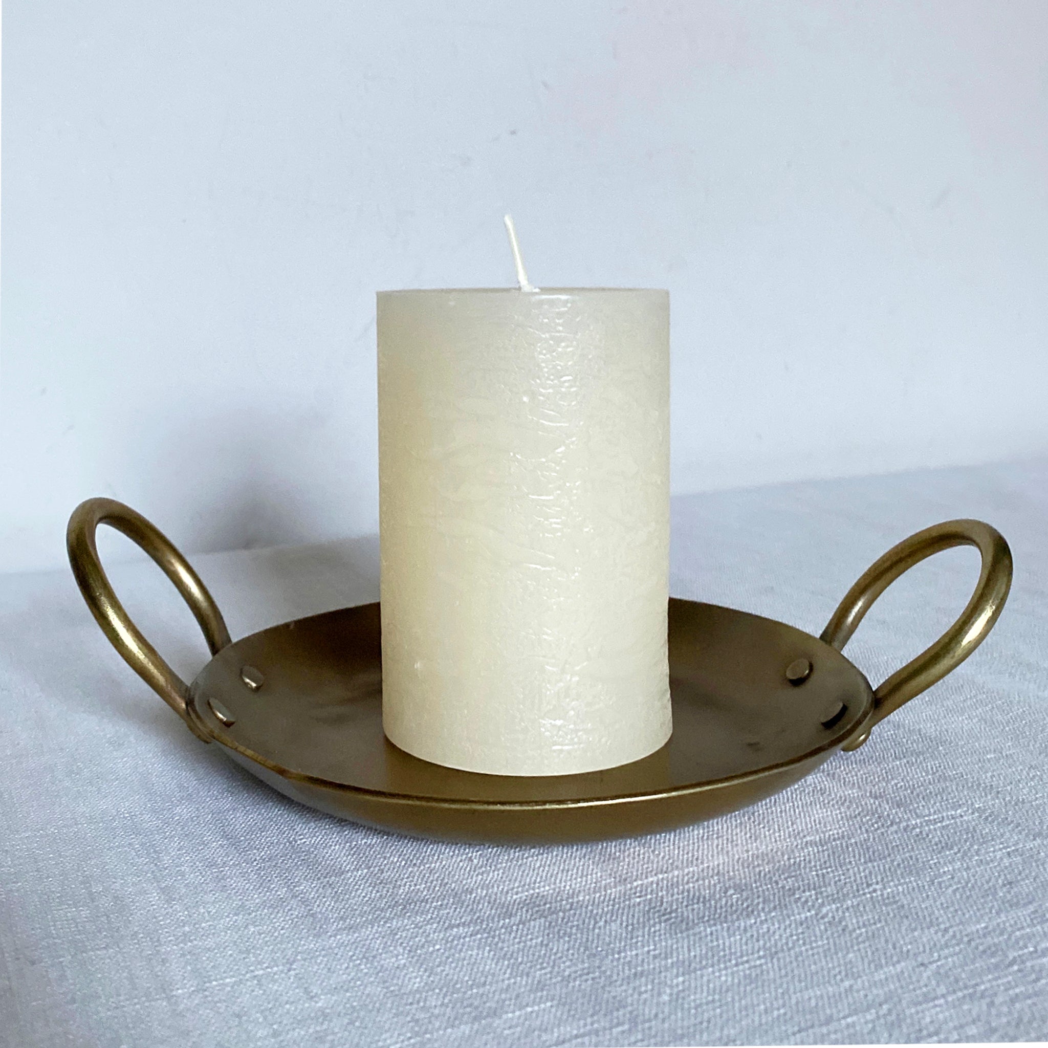 Forged Candle Plate
