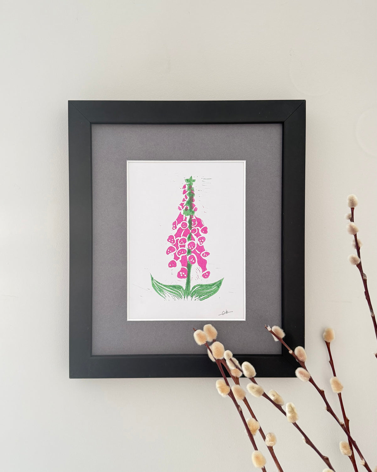 'Foxy Lady' Foxglove - Original print