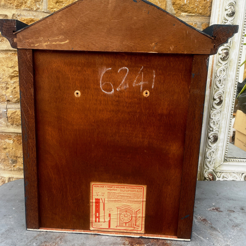 Vintage French Clock Cupboard in Blue