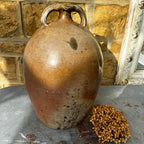 Large Vintage French Stoneware Oil Pot