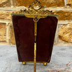 Antique French Ormolu and Glass Photo Frame
