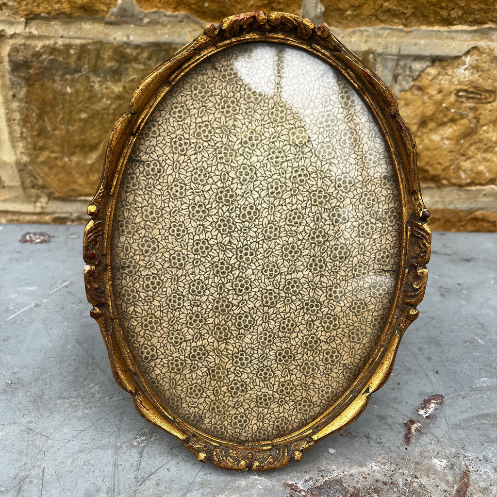 Vintage French Oval Photo Frame