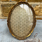 Vintage French Oval Photo Frame