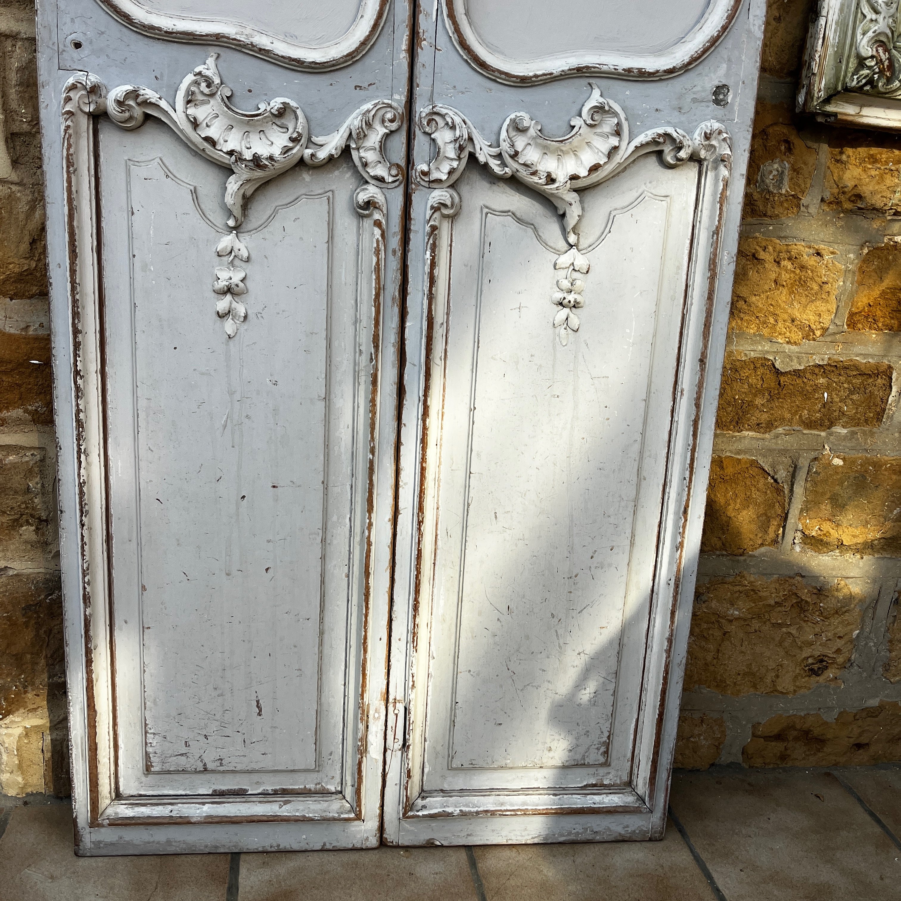 Decorative Vintage French Louis XV Doors / Screen
