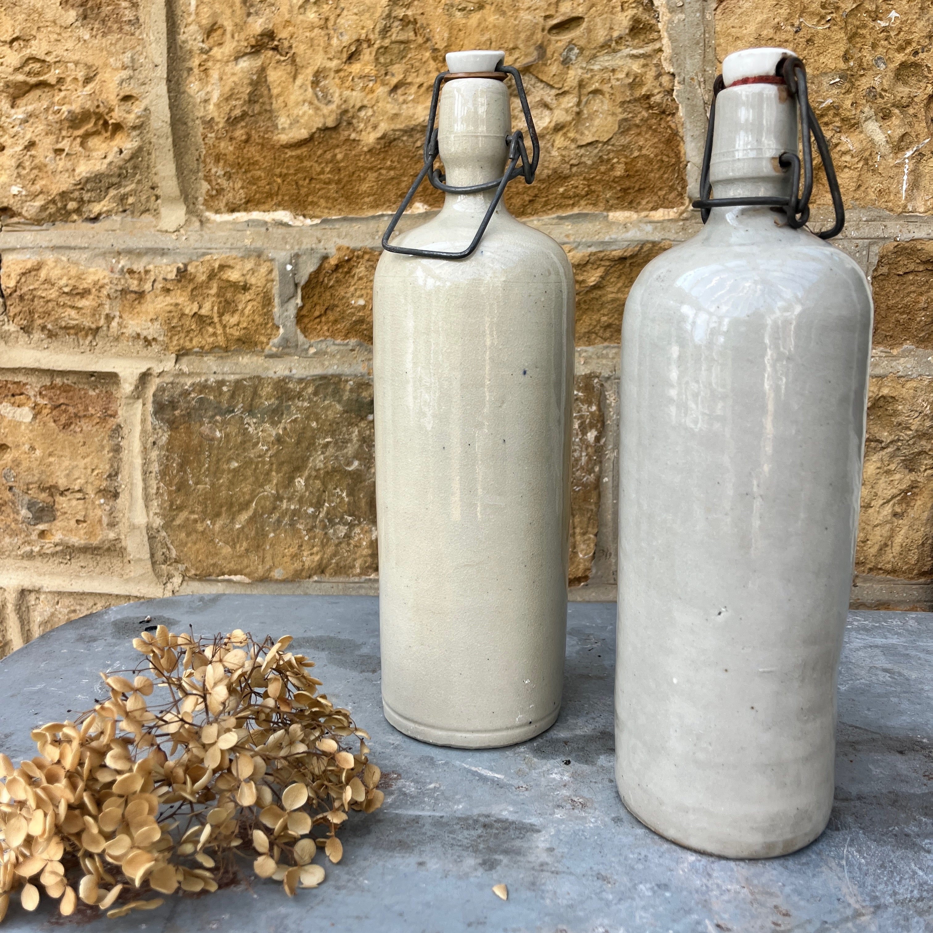 French Stone Bottles