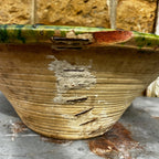 18th century French green-glazed terracotta Tian Bowl