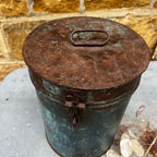 French Vintage Metal Tin