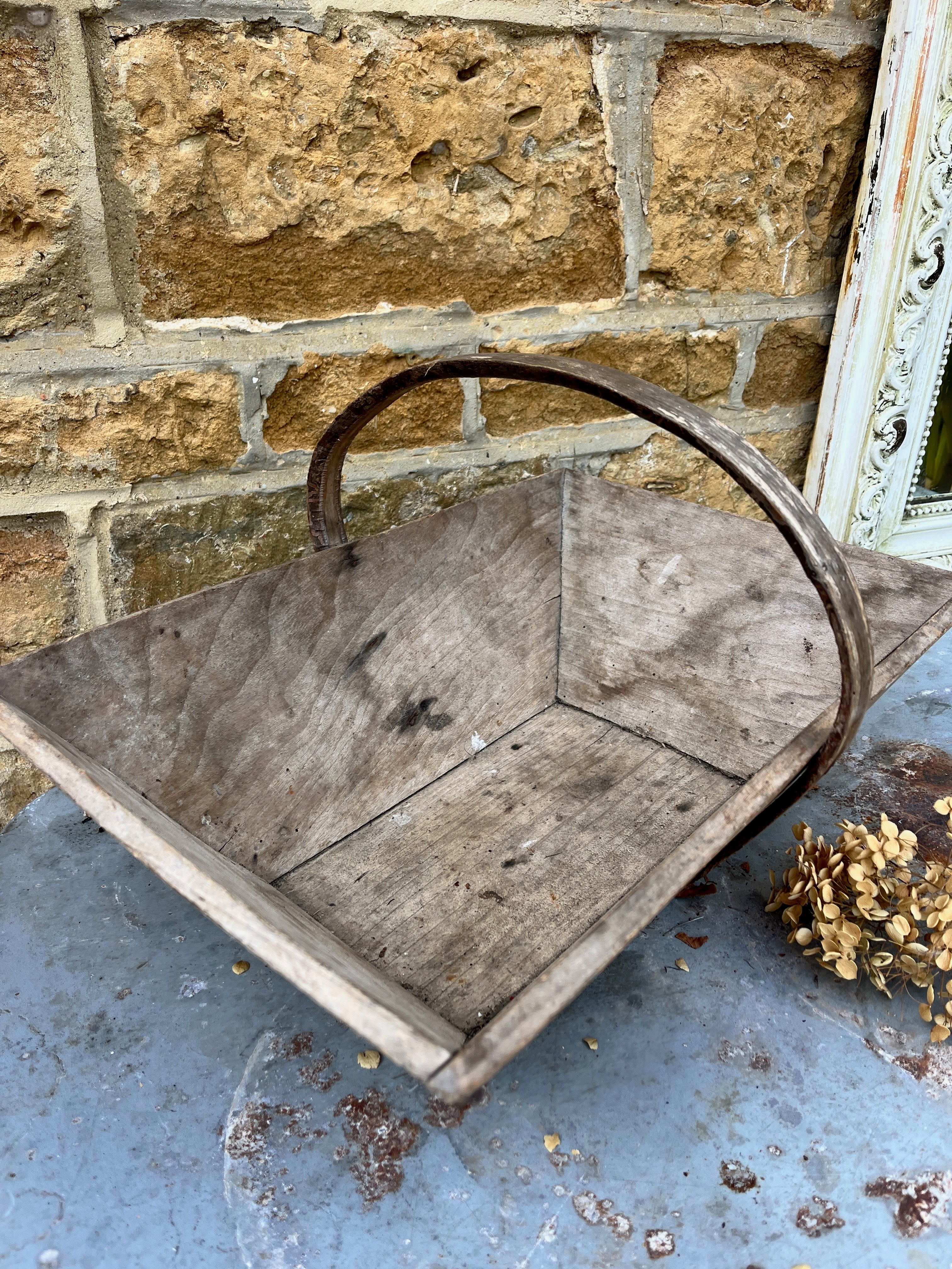 French Vintage Trugs