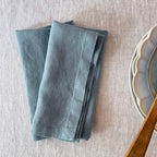 French Blue Linen Napkins - 45 x 45cm, pack of 2