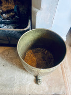 Brass fire bucket