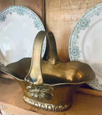 Brass decorative basket