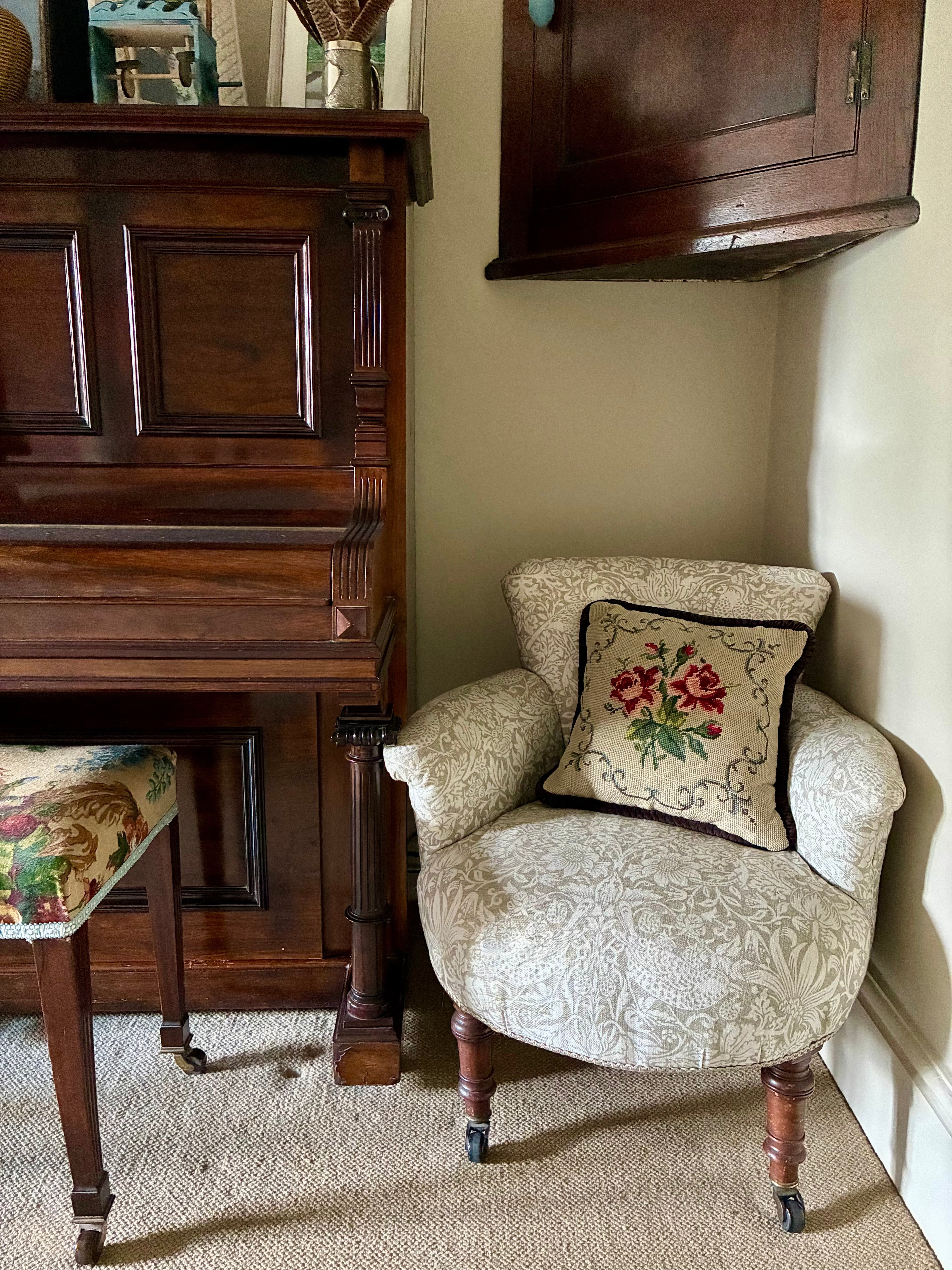 Needlepoint cushion