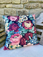 Vintage floral cushion