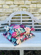 Vintage floral cushion