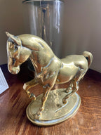 Solid brass horse