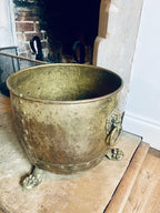 Brass fire bucket