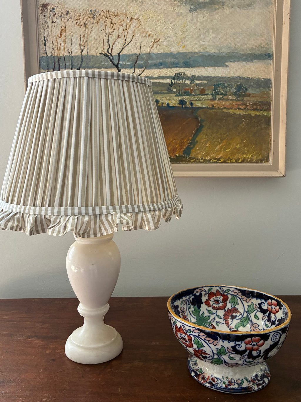 Large frilly lampshades