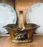 Brass decorative basket