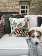 Vintage floral scatter cushion