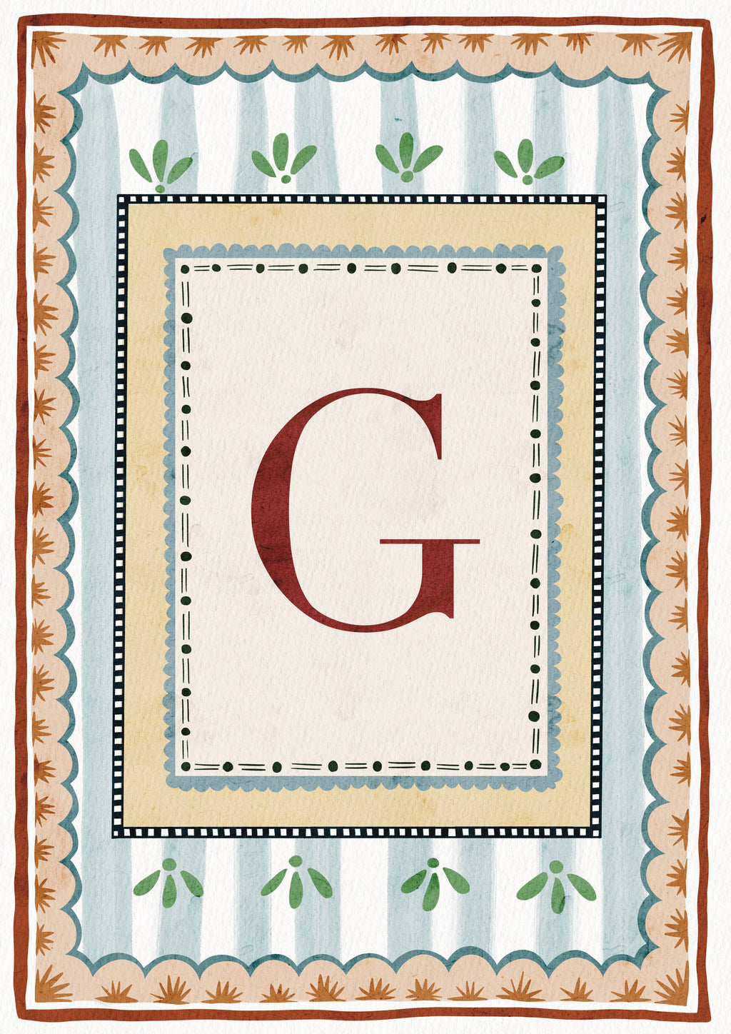 ALPHABET LETTERS ~ Blue / Red