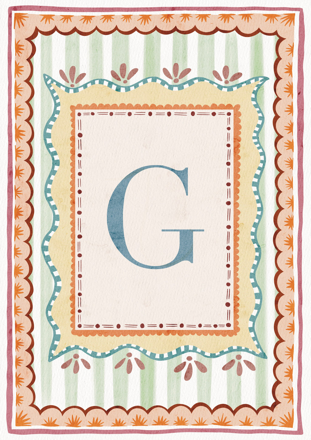 ALPHABET LETTERS ~ Blue / Pink / Green /